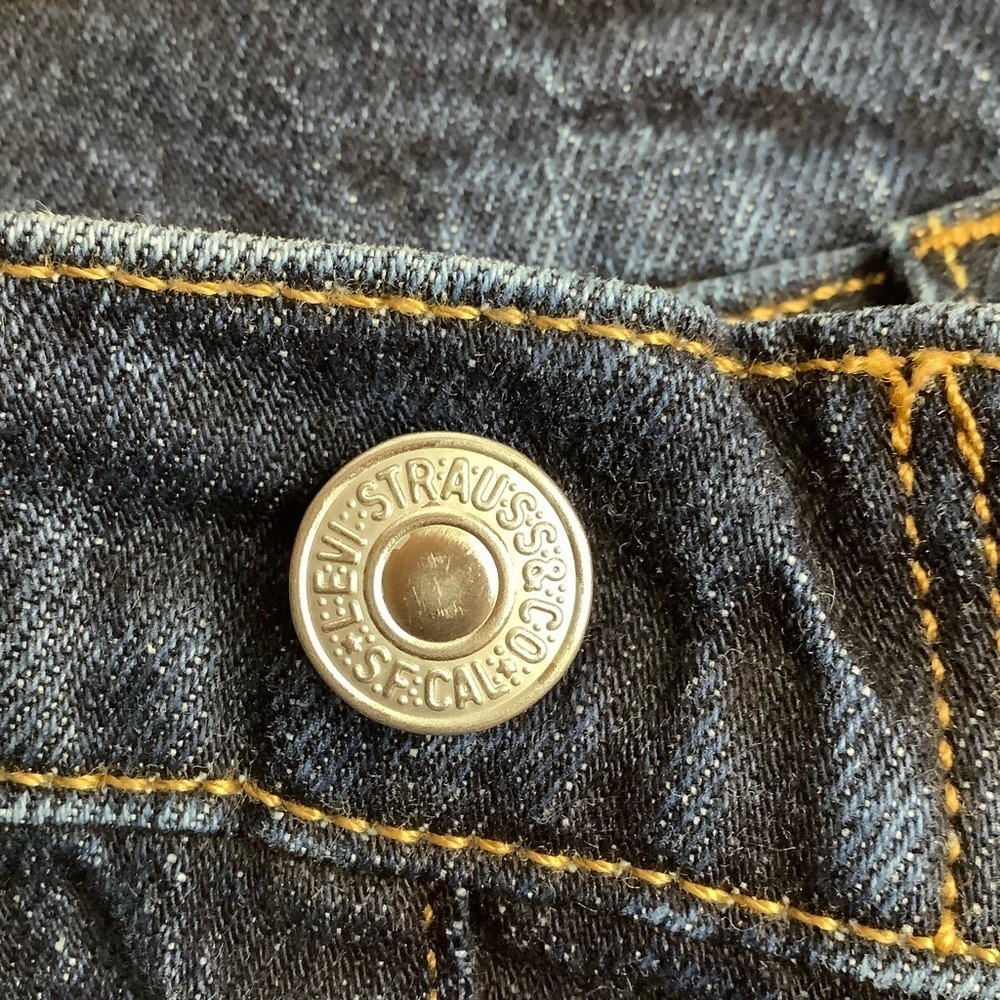 LEVI'S 501 S Skinny High Rise Blue Jeans - Picture 9 of 14